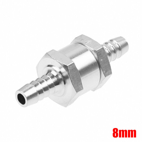 6/8/10/12mm Aluminum One-way Non-return Check Valve Fuel Water Gas/Air Vacuum