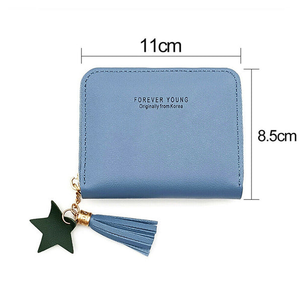 Women Wallet Short Small Coin Purse Ladies Folding Card Holder Card Leather AU