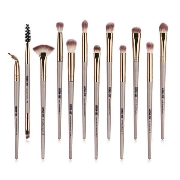 WOMEN Professional Makeup Brush Kit Set 12Pcs Cosmetic Make Up Beauty Brushes AU