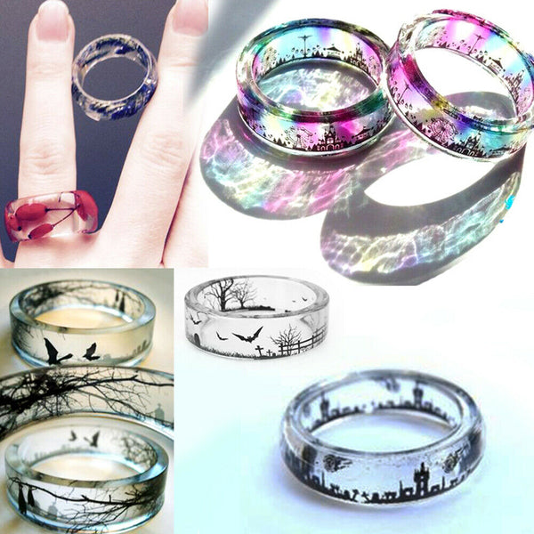 Ring Silicone Pendant Mold Jewellry Making Resin Mould Epoxy Casting Craft DIY