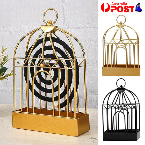 Mosquito Coil Holder Outdoor Birdcage Decor Burner Repellant Garden Mozzie Home