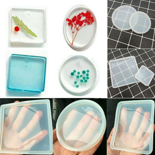 6 Styles Silicone Mold Making Jewelry DIY Polymer Clay Resin Casting Craft Mould