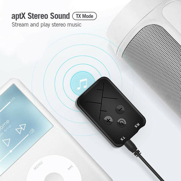 2in1 Wireless Bluetooth Transmitter Receiver A2DP Stereo AUX Audio Music Adapter