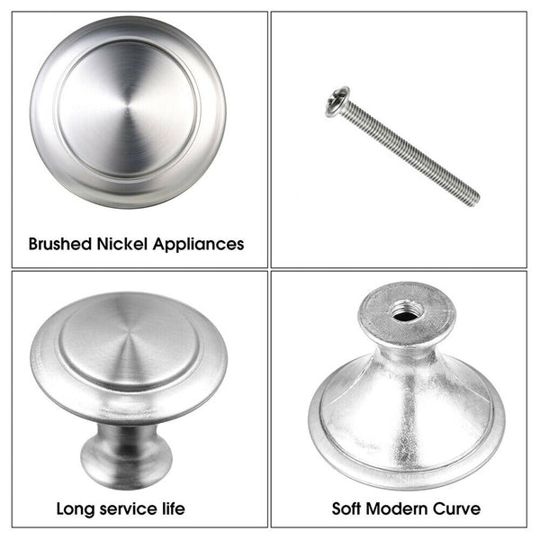 UP Stainless Steel Door Knobs Cabinet Handles Cupboard Drawer Kitchen 27MM