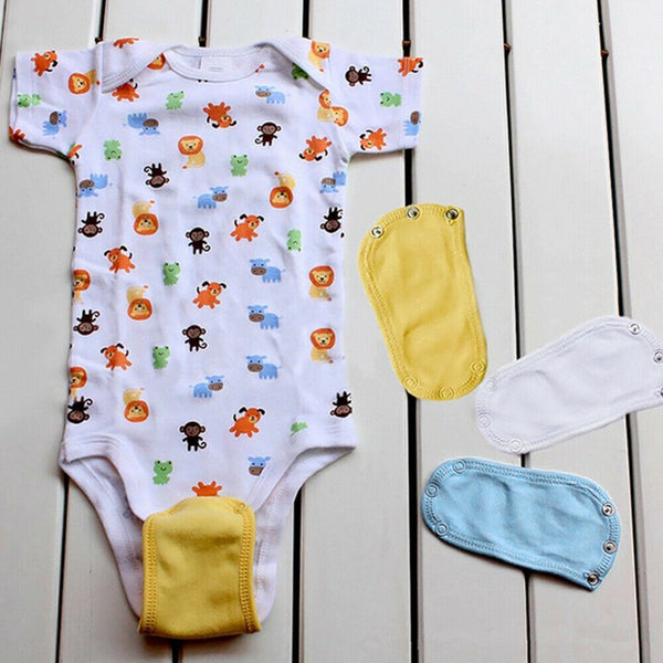 3Pcs Baby Bodysuit Extension Cloth Kids Romper Toddler Vest Extender Accessories