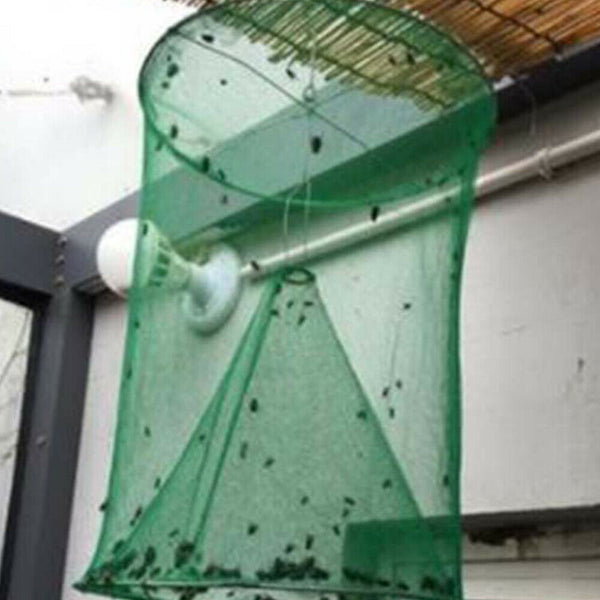 Reusable Insect Killer Net Fly Trap Cage Trap Outdoor Ranch Pest Hanging Catcher