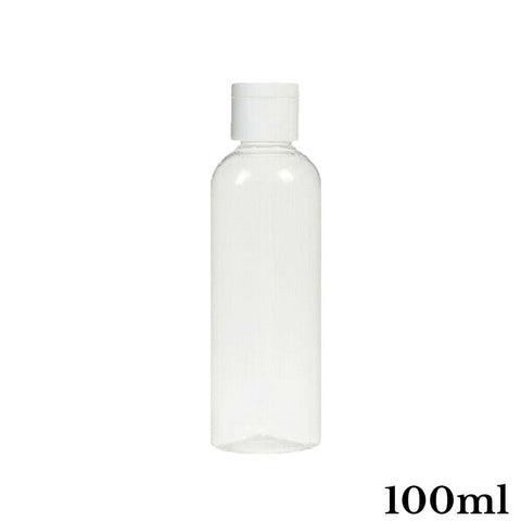 5-50PC 100ml Refillable Bottles PET Clear Empty Lotion Liquid Makeup Container