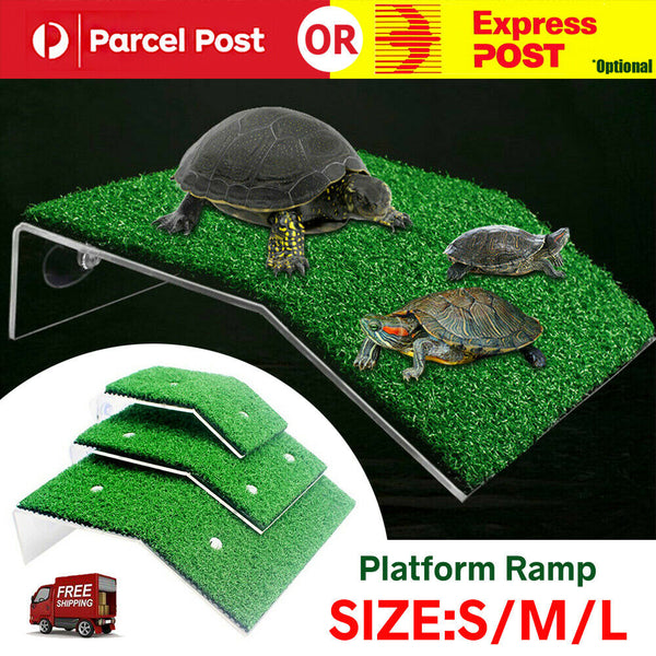 Turtle Basking Platform Ramp Reptile Tank Ladder Resting Terrace Simulation