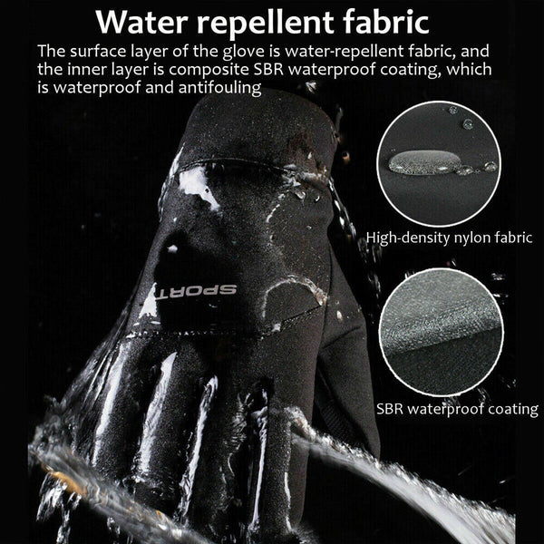 Winter Warm Thermal Outdoor Sports Waterproof Windproof Touch Screen Ski Gloves