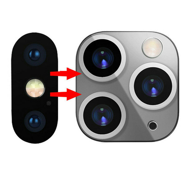 Camera Lens Sticker For iPhone X XS MAX XR Seconds Change to iPhone 11 Pro MAX