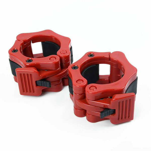 2/4PC 25mm/50mm Barbell Clamp Collar Clip Olympic Weightlifting Lift Spring Lock