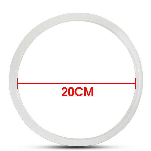 Replacement Silicone Rubber Clear Gasket Sealing Ring Pressure Cooker Kitchen