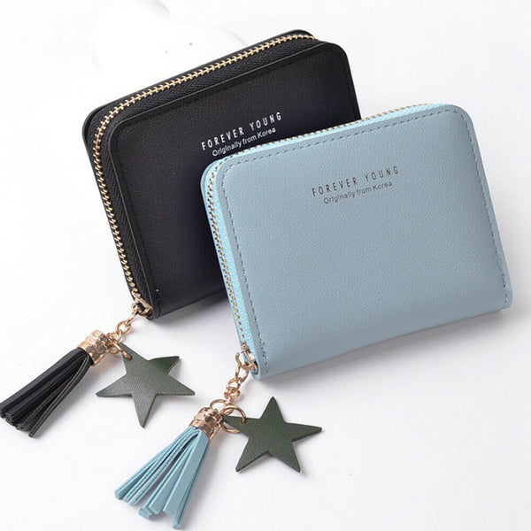 Women Wallet Short Small Coin Purse Ladies Folding Card Holder Card Leather AU