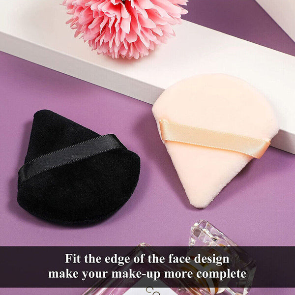 6/20x Cosmetic Puff Triangle Sponge Powder Puffs Make Up Tool Cotton MakeUp Mini