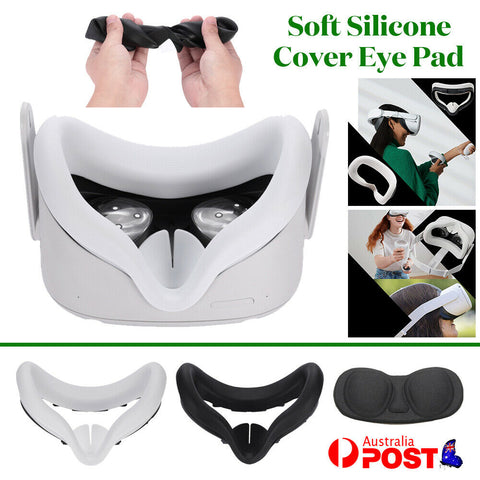 Soft Silicone For Oculus Quest 2 VR Headset Front Face Cushion Cover Eye Pad