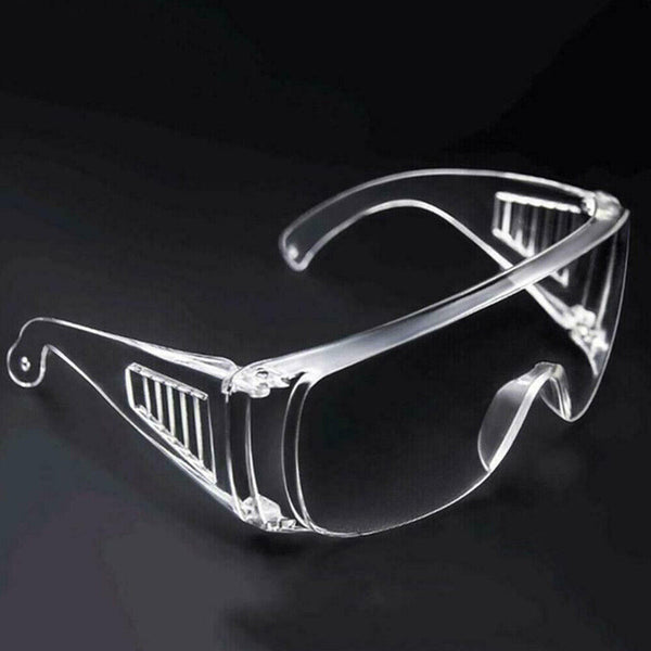 2pcs Clear Safety Goggles Glasses Eye Protection Work Lab Dust Clear Lens