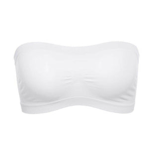 Women's Strapless Seamless Top Vest Breathable Sports Bra Tube Lady Bandeau