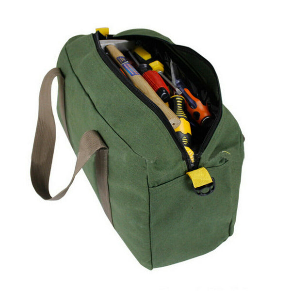 Waterproof Canvas Storage Hand Tool Bag Portable Toolkit Case Heavy Duty Pouch