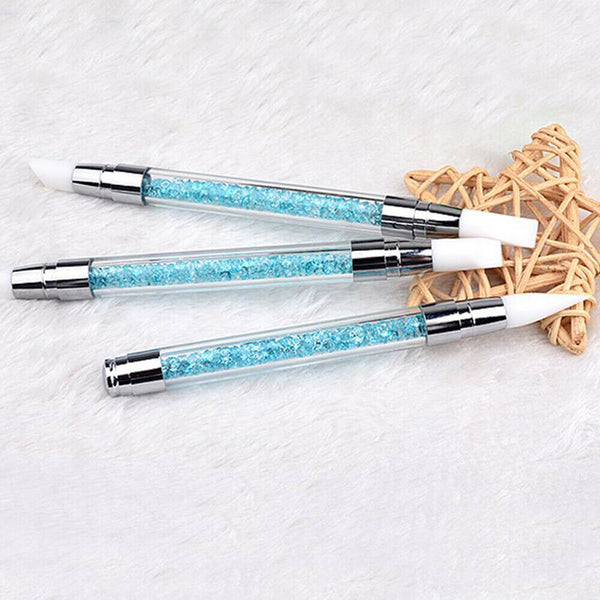 3Pcs Nail Art Design Brushes Dotting Pen Tool Set Painting UV Gel Drawing Brush