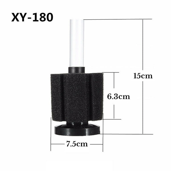 XY-180 Fish Tank Filter Aquarium Water Culture Biological Sponge Filter Small