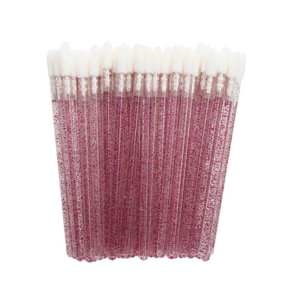 500 X Lip Gloss Brush Disposable Wands Lipstick Applicator Brushes Extension AU