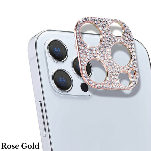 For iPhone 12 Pro/12 Pro Max Back Diamond Sparking Camera Lens Screen Protector