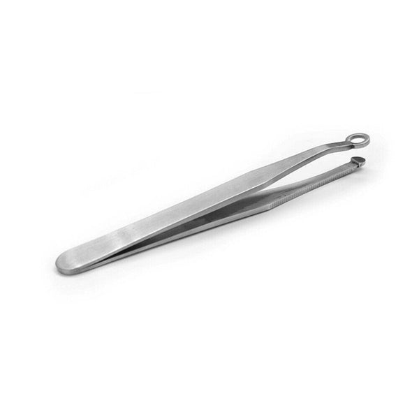 Universal Nose Hair Trimming Tweezers Stainless Steel Round Tip Nasal Cleaning