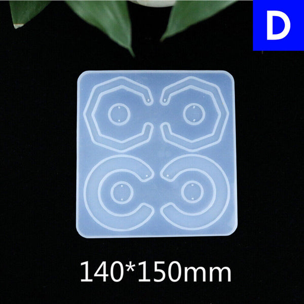 DIY Silicone Earring Pendant Mold Making Jewelry For Resin Necklace Mould Craft