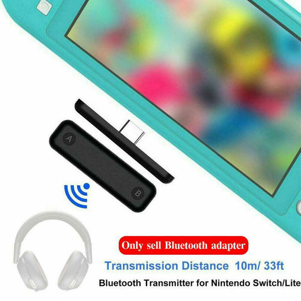 3.5mm USB Bluetooth Audio Transmitter Receiver Adapter For Nintendo Switch PC P4