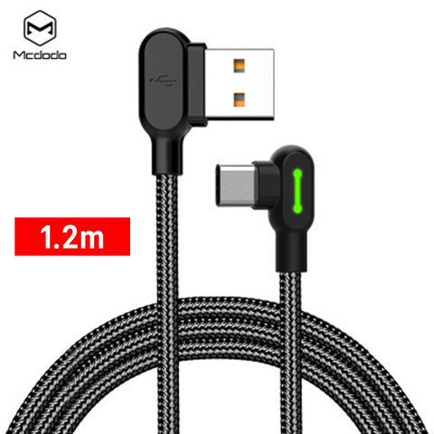 Mcdodo Braided Type-C USB Fast Charger Cable Cord For Samsung S9 Note10 S8 S10