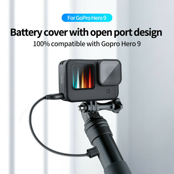 Battery Cover for GoPro Hero 9 Black Charging Port Adapter Side Cover Repair