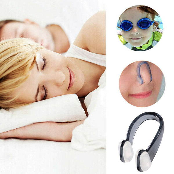 Soft Silicone Ear Plug Nose Clip Set For Unisex Adult/Kids Swimming Diving Train