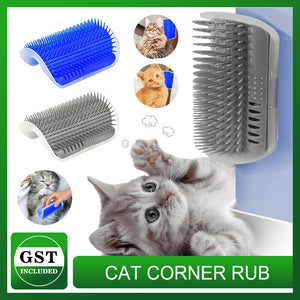 Cat Self Massage Scratcher Brush Comb Wall Corner Cat Scratching Post Comb Toy