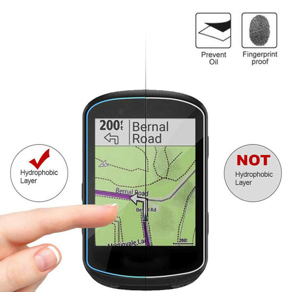 2x Screen Protector for Garmin Edge 530/830 Tempered Glass Screen Protective