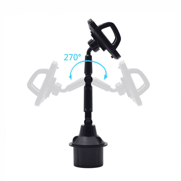 Car Cup Holder Phone Mount 360 Rotating Adjustable Bracket for Mobile Phone GPS