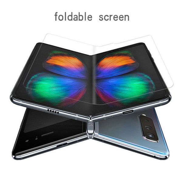 For Samsung Fold Clear Glossy Soft Screen Protector For Samsung Galaxy Fold AU