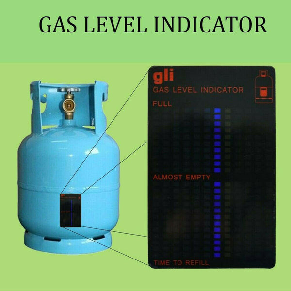 2PCS Magnetic Gas Tank Level Indicator Bottle Magnet Gauge BBQ Camping Outdoor