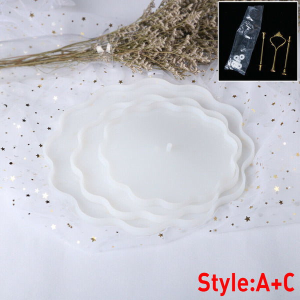 Irregular Fruit Disc Big Plate Resin Silicone Mold Oversized Tray Craft Mould AU