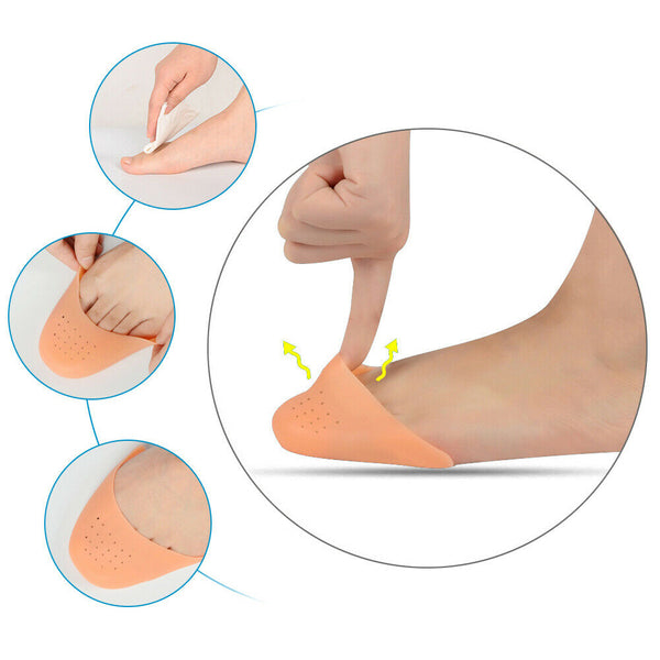 1-10PCS  Silicone Gel Toe Protector Soft Pad Cushion Cover Pain Relief Foot Care