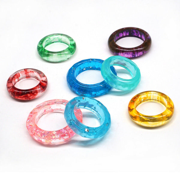 Ring Silicone Pendant Mold Jewellry Making Resin Mould Epoxy Casting Craft DIY