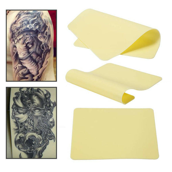 Tattoo Practice Fake Skin A4 20x30cm Silicone Double Sided 3mm Thick Reusable AU