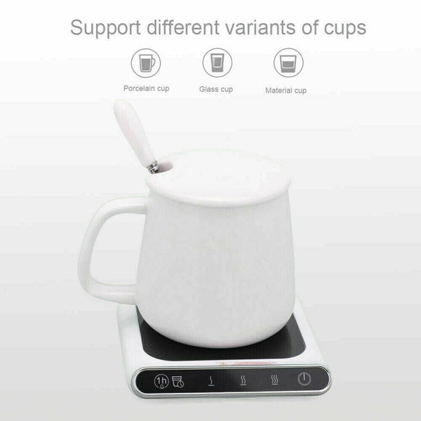 Smart USB Coffee Mug Warmer Tea Milk Cup Heater Pad Heating Plate Office Home