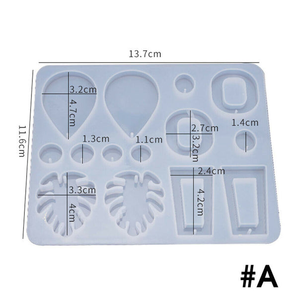 Silicone Pendant Mold Making Jewelry For Resin Necklace Mould Craft DIY Tools