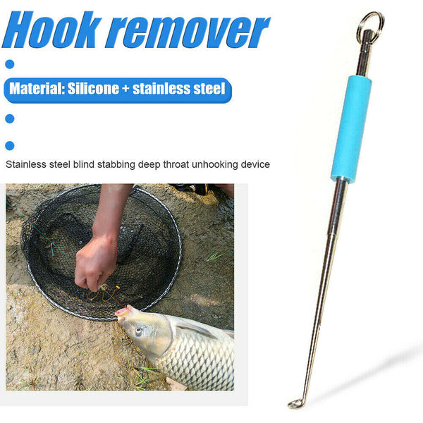 Stainless Steel Fishing Hook Extractor Portable Safety Fish Hooks Remover