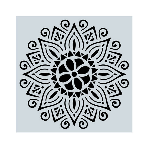 16pcs Mandala Painting Template Reusable Stencil Cut Floor Wall Tile Paint NEW