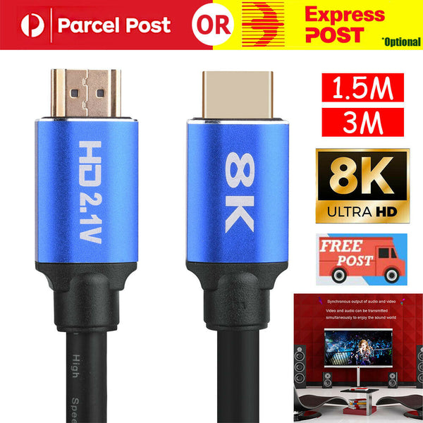 HDMI Cable 2.1 Ultra High Speed 8K@60Hz 48Gbps 4K UHD 3D Dynamic HDR Copper Wire