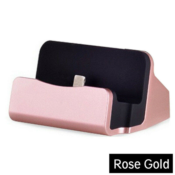 Fast Charging Station Dock Stand Desktop Charger Holder for iPhone 7/8 XS 11 12