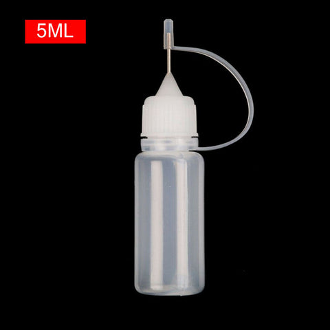 1/5/10  5/10/50/100ml Needle Tip Glue Bottle Applicator Needle Squeeze Bottles