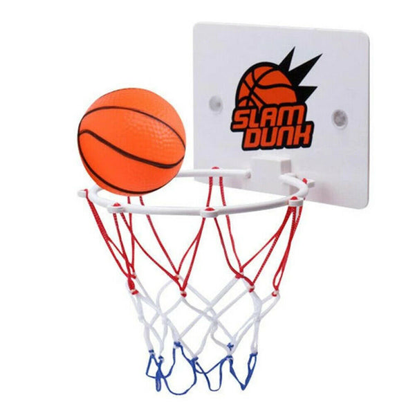 Kids Children Indoor Mini Basketball Hoop Net Toy Door Wall Mounted Pump Dunk