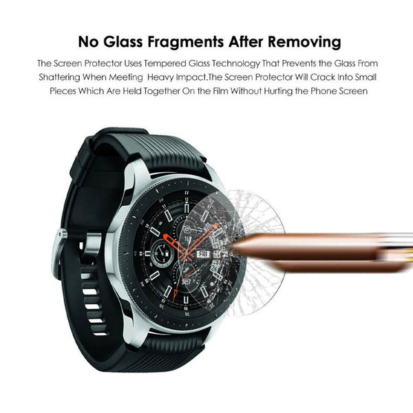 2x Samsung Galaxy Gear Watch 46/42mm S2 S3 Tempered Glass Screen Protector